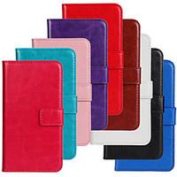 For Samsung Galaxy Case Card Holder / with Stand / Flip Case Full Body Case Solid Color PU Leather Samsung Trend Lite