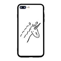 For Case Cover Pattern Back Cover Case Cartoon Unicorn Hard Acrylic for iPhone 7 Plus 7 6s Plus 6 Plus 6s 6 5s SE 5