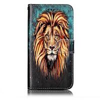 For Huawei P10 Lite P8 Lite (2017) PU Leather Material Lion Pattern Relief Phone Case P10 Plus P10 P9 Lite P8 Lite