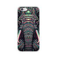 For iPhone 6 Case / iPhone 6 Plus Case Pattern Case Back Cover Case Elephant Soft TPU iPhone 6s Plus/6 Plus / iPhone 6s/6