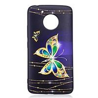 For Motorola Moto G5 Plus Case Cover Butterfly Pattern Relief Back Cover Soft TPU