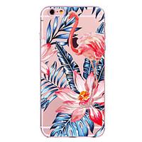 For Apple iPhone 7 7 Plus 6S 6 Plus Case Cover Flamingo Pattern Painted High Penetration TPU Material Soft Case Phone Case