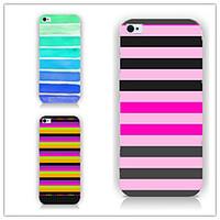 For iPhone 5 Case Pattern Case Back Cover Case Lines / Waves Hard PC iPhone SE/5s/5