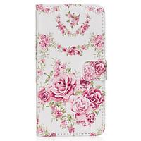 for Samsung Galaxy s8 s8 Plus Case Cover Roses Pattern PU Material Card Sten Twallet Phone Case S7 S6 S5 S7edge S6edge