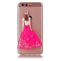 For HUAWEI Y5 Y6 II Case Cover Sexy Lady Powder Quicksand TPU Material DIY Phone Case P10 P9 P8 Lite Plus (2017)