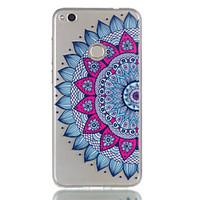 For Huawei P8 Lite (2017) P9 Lite Phone Case TPU Material Half Flower Pattern Relief Phone Case P8 Lite