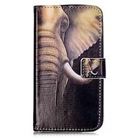 For LGK10 K7 K8 V10 LS775 Case Cover Big Aars like Pattern Painting Card Stent PU Leather Phone Case