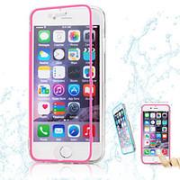 For iPhone 6 Case / iPhone 6 Plus Case Transparent Case Full Body Case Solid Color Soft TPU iPhone 6s Plus/6 Plus / iPhone 6s/6