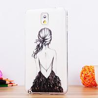 For Samsung Galaxy Note Pattern Case Back Cover Case Sexy Lady TPU Samsung Note 3
