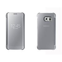 For Samsung Galaxy Case with Windows / Auto Sleep/Wake / Mirror / Flip Case Full Body Case Solid Color PC for SamsungS7 edge / S7 / S6