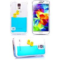 For Samsung Galaxy Case Flowing Liquid Case Back Cover Case Cartoon PC Samsung S5