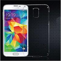 For Samsung Galaxy Case Transparent Case Back Cover Case Solid Color TPU Samsung S5 Mini