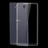 For Sony Case Ultra-thin / Transparent Case Back Cover Case Solid Color Soft TPU Sony Xperia Z