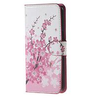 For Samsung Galaxy Note Card Holder / Wallet / with Stand / Flip Case Full Body Case Flower PU Leather SamsungNote 5 Edge / Note 5 / Note
