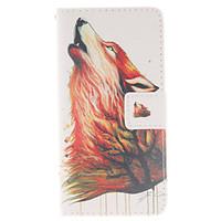 For Huawei Case / P8 Lite Wallet / Card Holder / with Stand / Flip Case Full Body Case Animal Hard PU Leather Huawei Huawei P8 Lite