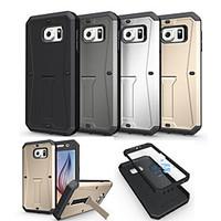 For Samsung Galaxy Case Shockproof / with Stand Case Back Cover Case Armor PC Samsung S6