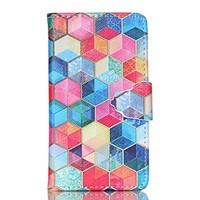 For Samsung Galaxy Case Card Holder / Wallet / with Stand / Flip Case Full Body Case Geometric Pattern PU Leather SamsungS6 edge plus /