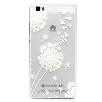 For Huawei Case / P9 / P9 Lite / P8 / P8 Lite Transparent Case Back Cover Case Dandelion Soft TPU for HuaweiHuawei P9 / Huawei P9 Lite /