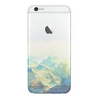 For iPhone 5 Case Translucent / Pattern Case Back Cover Case Scenery Soft TPU iPhone SE/5s/5