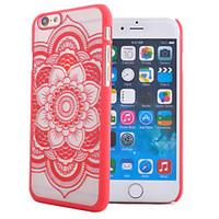 For iPhone 7 7 Plus 6s 6 Plus Case Transparent / Pattern / Embossed Case Back Cover Case Mandala Hard PC