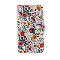 For Samsung Galaxy Case Wallet / Card Holder / with Stand / Flip Case Full Body Case Flower PU Leather Samsung S5 Mini / S4 Mini / S3 Mini