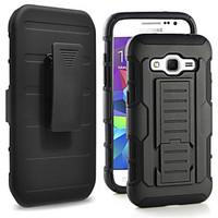 For Samsung Galaxy Case Shockproof / with Stand Case Back Cover Case Armor PC Samsung Grand Prime / Core Prime