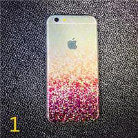For iPhone 7 MAYCARI The Crazy Mosaics Transparent TPU Back Case for iPhone 6s 6 Plus