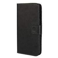 For Nokia Case Wallet / Card Holder / with Stand Case Full Body Case Solid Color Hard PU Leather Nokia Nokia Lumia 535