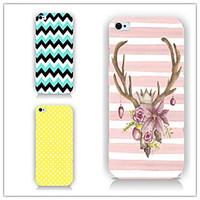 For iPhone 6 Case / iPhone 6 Plus Case Pattern Case Back Cover Case Lines / Waves Hard PC iPhone 6s Plus/6 Plus / iPhone 6s/6