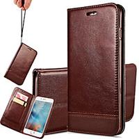 For iPhone 7 Plus Multicolor High-end Splice Lanyard Genuine Leather Phone Case for iPhone 6 Plus/6S Plus