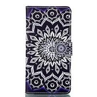 For Huawei Case / P8 / P8 Lite Wallet / Card Holder / with Stand Case Full Body Case Mandala Hard PU Leather HuaweiHuawei P8 / Huawei P8