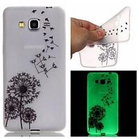 For Samsung Galaxy Case Glow in the Dark / Pattern Case Back Cover Case Dandelion TPU SamsungJ3 / J1 Ace / Grand Prime / Grand Neo / Core