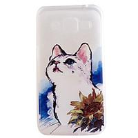 For Samsung Galaxy Case Transparent / Pattern Case Back Cover Case Cat TPU SamsungOn 7 / On 5 / J7 / J5 / J3 / J1 / Grand Prime / Grand