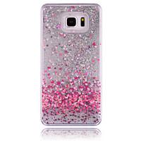 For Samsung Galaxy Note Flowing Liquid Case Back Cover Case Heart PC Samsung Note 5 / Note 4 / Note 3