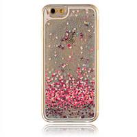 For iPhone 6 Case / iPhone 6 Plus Case Flowing Liquid Case Back Cover Case Glitter Shine Hard PC iPhone 6s Plus/6 Plus / iPhone 6s/6