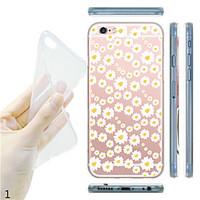 for iphone 5 case case cover transparent pattern back cover case flowe ...