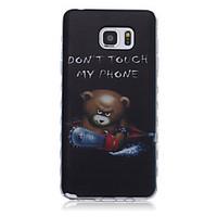 For Samsung Galaxy Note Pattern Case Back Cover Case Cartoon TPU Samsung Note 5 / Note 4 / Note 3