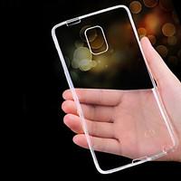 For Samsung Galaxy Note Ultra-thin / Transparent Case Back Cover Case Solid Color TPU Samsung Note 5 / Note 4 / Note 3