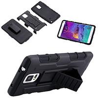 For Samsung Galaxy Note Shockproof / with Stand Case Back Cover Case Armor PC Samsung Note 5 / Note 4 / Note 3