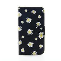 For Samsung Galaxy Case Card Holder / Wallet / with Stand / Flip Case Full Body Case Flower PU Leather SamsungS6 edge plus / S6 edge / S6