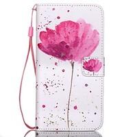 For Samsung Galaxy Case Card Holder / Wallet / with Stand / Flip Case Full Body Case Flower PU Leather SamsungS6 edge plus / S6 edge / S6