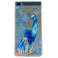 For Huawei Case / P8 / P8 Lite Frosted / Transparent / Embossed Case Back Cover Case Animal Soft TPU Huawei Huawei P8 / Huawei P8 Lite