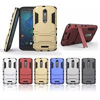 For Samsung Galaxy Case Shockproof / with Stand Case Back Cover Case Armor PC Samsung J3 / J2 / J1 Ace