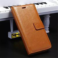 For iPhone 5 Case Wallet / Card Holder / with Stand / Flip / Magnetic Case Full Body Case Solid Color Hard PU Leather iPhone SE/5s/5