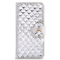 For LG Case Card Holder / Rhinestone / with Stand / Flip Case Full Body Case Geometric Pattern Hard PU Leather LG