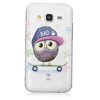 For Samsung Galaxy Case Transparent / Pattern Case Back Cover Case Owl TPU SamsungJ7 / J5 / J3 / J2 / J1 Ace / J1 / Grand Prime / Core