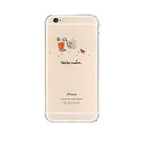 for iphone 7 plus creative sample drinking watermelon juice pattern gr ...