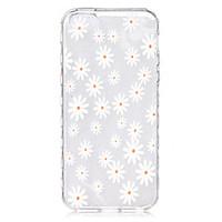 For iPhone 5 Case Transparent / Pattern Case Back Cover Case Flower Soft TPU iPhone SE/5s/5