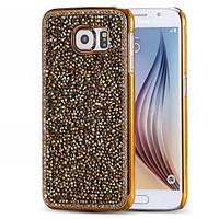 for samsung galaxy s7 edge rhinestone plating case back cover case gli ...