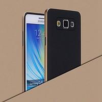 For Samsung Galaxy Case Plating Case Back Cover Case Solid Color Silicone Samsung A8 / A7 / A5 / A3
